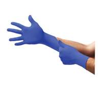 (MFX-N273-L) Cobalt Safety Series Nitrile Powder-Free Industrial-Grade Gloves, Blue, Large