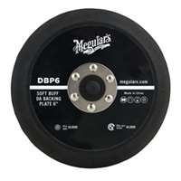 (MGL-DBP6) Meguiar's 6" DA Backing Plate – Pair With Foam or Microfiber Pads for Dual Action Polishing – DBP6