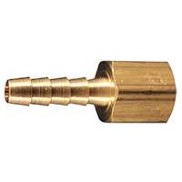 (MIL-605-2) 1/4" F. Solid End, 3/8" ID Hose