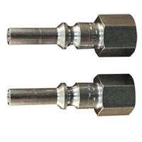 (MIL-S792) “L” Style 1/4” Female NPT Plug - 2-pk