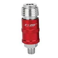 (MIL-S-1751) Safety Exhaust Coupler, 1/4" body, 1/4" MNPT