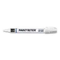 (MKL-96820) PAINT-RITER VALVE ACTION Paint Marker, White, 1/8 in Tip, Medium