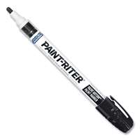 (MKL-96823) PAINT-RITER VALVE ACTION Paint Marker, Black, 1/8 in Tip, Medium