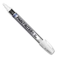 (MKL-96960) Paint-Riter+ Oily Surface Paint Marker, White, 1/8 in Tip, Medium