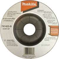 (MKT-741423-B-25) 4?1/2" x 7/8" x 1/4" Grinding Wheel, 24 Grit, General Purpose Metal, 25/pk
