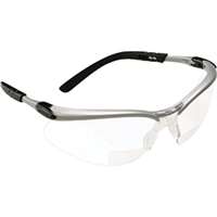 3M BX Reader Protective Eyewear 11375-00000-20 Clear Lens Silver Frame +2.0 Diopter 20 ea/Case