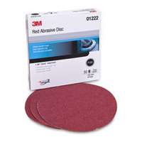 (MMM-1222) SANDING DISC RED HOOKIT 6IN DISC P180 50 BOX