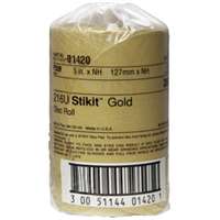 (MMM-1420) ABRASIVE DISC GOLD 5IN STIKIT P320 175 PER ROLL
