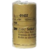 (MMM-1432) SANDING FILM DISC 6IN STIKIT P500 175PK
