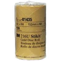 (MMM-1435) SANDING DISC GOLD STIKIT 6IN P320 175 DISC ROLL