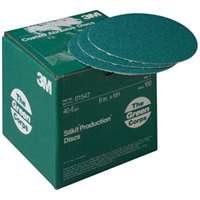 (MMM-1547) ABRASIVE DISC 6 IN 40E P SA GREEN 100BX