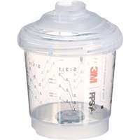 (MMM-26161) 3M PPS SERIES 2.0 VENTED SPRAY CUP KIT 26161, MINI (8.5 FL OZ, 250ML), 125 MICRON FILTER, 50/KIT