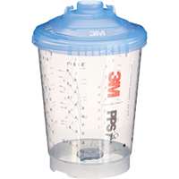 (MMM-26163) 3M PPS SERIES 2.0 VENTED SPRAY CUP KIT 26163, STANDARD (23.7 FL OZ,700 ML), 125 MICRON FILTER, 50/KT