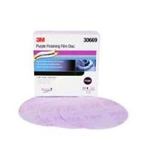 (MMM-30669) ABRASIVE DISC 6" P1000 PURPLE HOOK FILM 50/BX