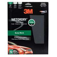 (MMM-32043) ABRASIVE SHEET WETOR DRY 9X 11 P220 5 SHEET PK