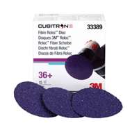 (MMM-33389) 3 Cubitron II Fibre Roloc 36+ Grade Disc
