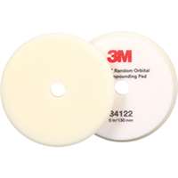 (MMM-34122) 3M Perfect-it Random Orbital Foam Compounding Pad 34122, Coarse, White, 5 in (130 mm)