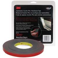 (MMM-6397) AUTOMOTIVE ACRYLIC  ATTA CHMENT TAPE  BLACK 1/2 X