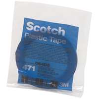 (MMM-6405) PLASTIC TAPE SCOTCH 471 BLUE 1/4 X 36YD