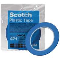 (MMM-6409) SCOTCH  PLASTIC TAPE 471 BLUE 3/4 X 36 YD
