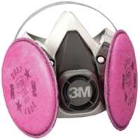 (MMM-7183) Half Mask Respirator Lrg with Filters P101