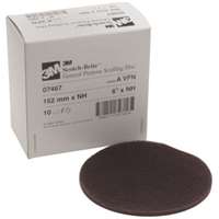 (MMM-7467) SCOTCHBITE 6IN DISC VELCRO RED VERY FINE