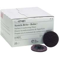 (MMM-7481) Scotch-Brite Roloc Surface Conditioning Disc, 07481, SC-DR, A/O Medium, TR, 2 in