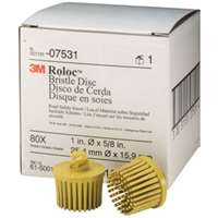 ROLOC  BRISTLE DISCS 1IN YELLOW 10 PACK