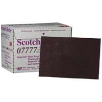 (MMM-7777) SCOTCH BRITE SCUFF PADS MAROON 9 X 6 20PADS/BX