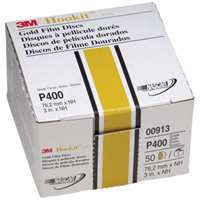 (MMM-913) HOOKIT  GOLD DISC 00913 3IN P400A 50 DISCS/BX
