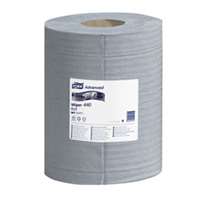 (MOL-132451) 4-Ply Tork Advanced 440 Center Pull Wiper - Blue, 10” x 15.75”