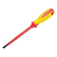 5.5 x 125mm Slotted Head VDE Insulated Electricians Screwdriver 