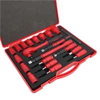 20-Piece 1/2" Drive VDE Insulated Socket Set 