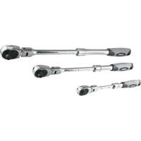 Extreme Tools MR482FL - 3pc Extendable Monster Set - Flex Head-Locking Ratchet Set