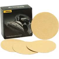 (MRK-23-608-320) Mirka Bulldog Gold Grip Disc, 3 Inch, 320 Grit, 50 Count