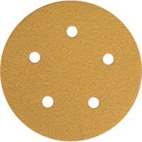 (MRK-23-645-800) Mirka Bulldog Gold Soft Grip Disc, 6 Inch, 15 Holes, 800 Grit, 20 Count