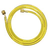 (MSC-84722) 72" Yellow R134a Hose with Shut-Off Valve, 1/2" Acme-F