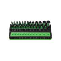 (MTS-PSH25M-GRN) 1/4IN Peg Socket Holder, metric, green