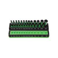 (MTS-PSH25S-GRN) 1/4" Peg Socket Holder, sae, green