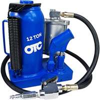 (OTC-BT12P) 12-ton air/hydraulic bottle jack