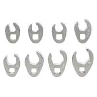 (PLT-99310) 8 Pc. 3/8" Dr. SAE Flare Nut Crowfoot Wrench Set