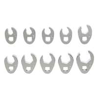 (PLT-99320) 10 Pc. 3/8" Dr. Metric Flare Nut Crowfoot Wrench Set