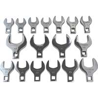 (PLT-99380) 17-PC. METRIC 1/2” DRIVE JUMBO CROWFOOT WRENCH SET