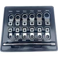 (PLT-99730) 12PC METRATCT Crowfoot Wrench Set