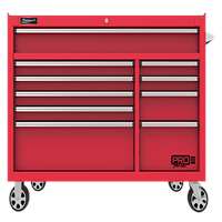 54” Pro 2 10-Drawer Roller Cabinet - Red 