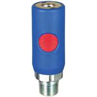(PVS-URC061251) Truflate Profile Regular Coupler - 1/4” Male NPT