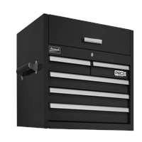 36" Pro 2 5-Drawer Top Chest-Black