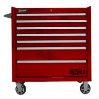 36" Pro 2 7-Drawer Roller Cabinet-Red