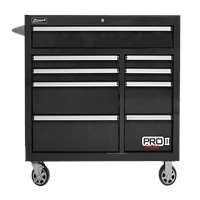 41” Pro 2  9-Drawer Roller Cabinet - Black 