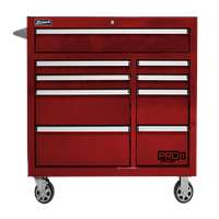 41” Pro 2  9-Drawer Roller Cabinet - Red 